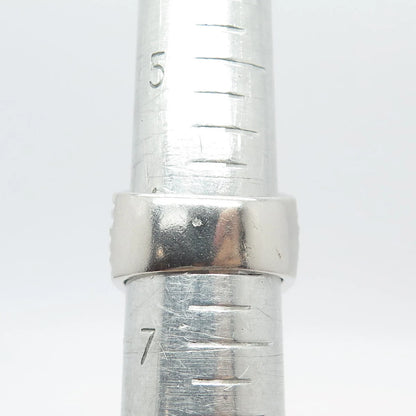 925 Sterling Silver Vintage RCI Multi-Bar Ring Size 6.5