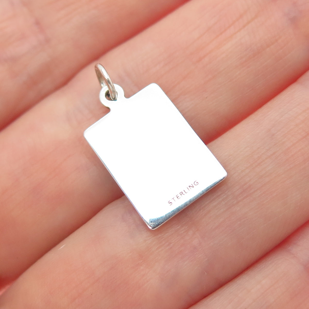 925 Sterling Silver Enamel Just Took A Wrong Turn, Got Lost Minimalist Pendant