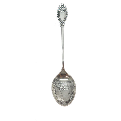925 Sterling Silver Antique Art Deco Niagara Falls States & Cities Coffee Spoon