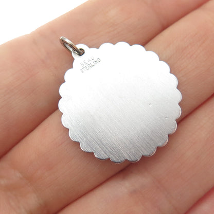 BEAU 925 Sterling Silver Vintage To My Maid of Honor Charm Pendant