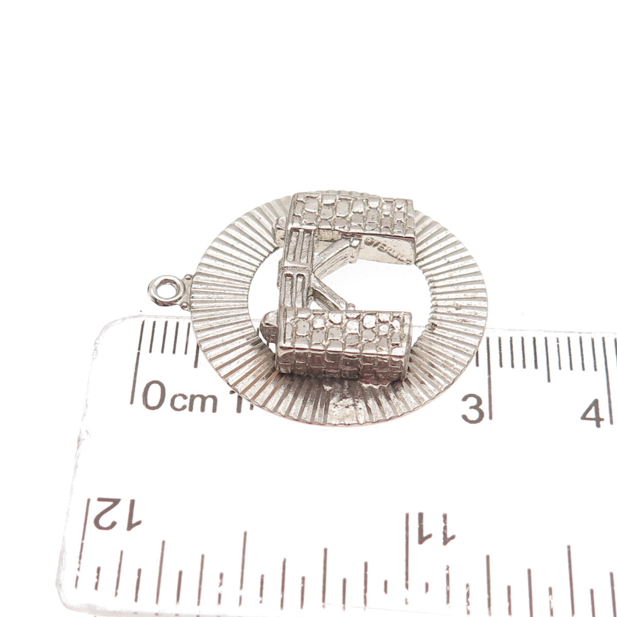 925 Sterling Silver Vintage Bermuda Somerset Bridge Charm Pendant