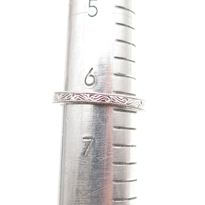 925 Sterling Silver Round-Cut C Z Engagement Ring Size 6.5