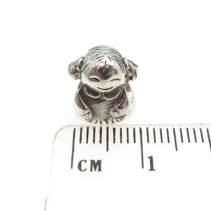 PANDORA 925 Sterling Silver My Little Girl Bead Charm