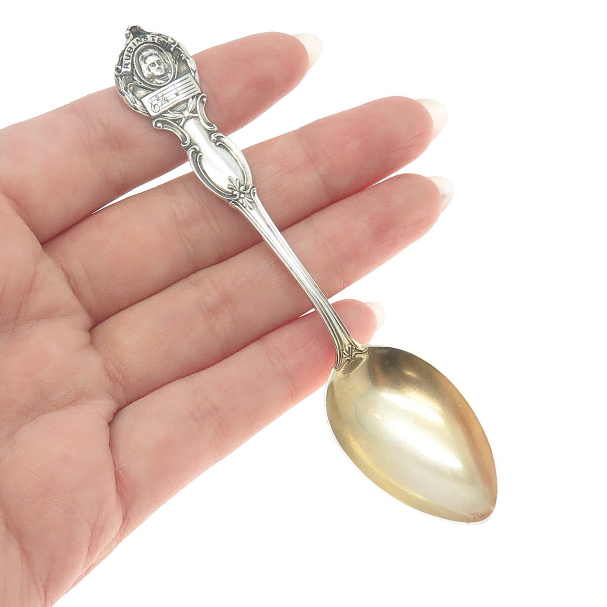 WATSON 925 Sterling Silver Antique Art Deco Rubinstein Composer Tea Spoon