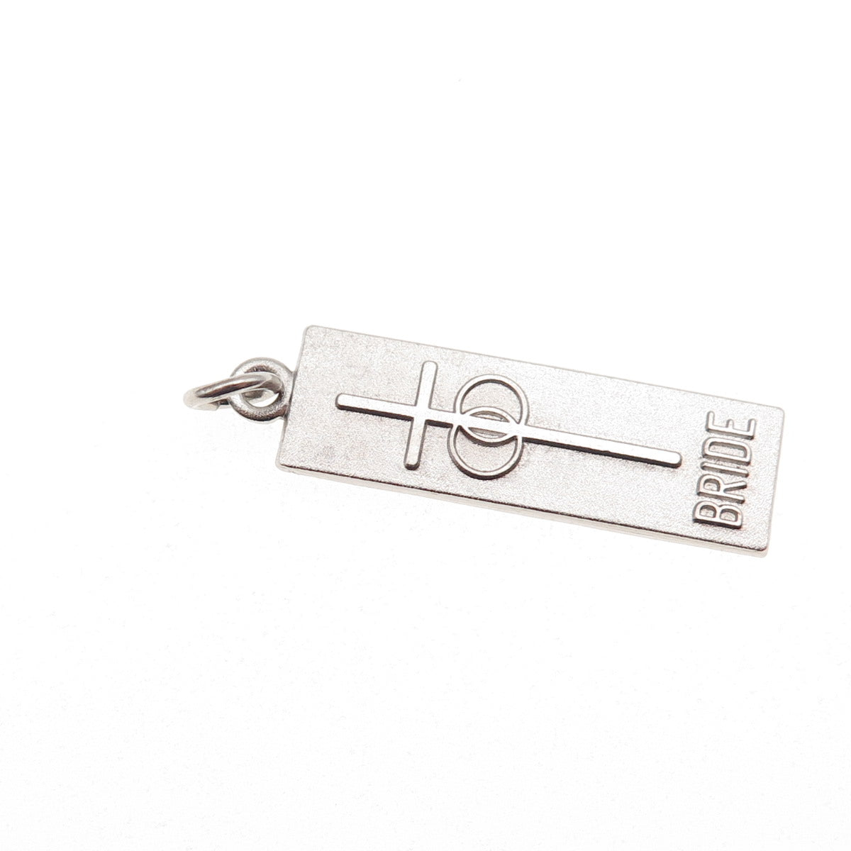 Antaya 925 Sterling Silver Vintage Bride Cross Charm Pendant