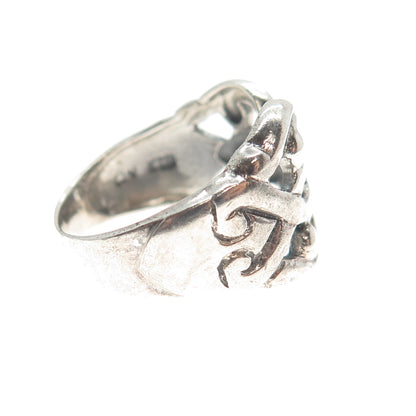 CHARLES WINSTON 925 Sterling Silver Vintage Celtic Ring Size 8