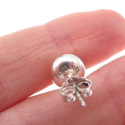 Pandora 925 Sterling Silver Clear Crystal April Birthstone Droplet Stud Earrings