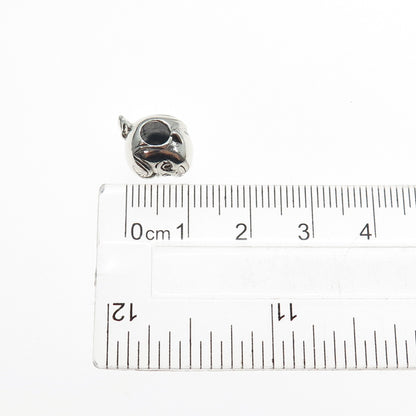 Reflection Beads 925 Sterling Silver Little Girl's Head Slide Bead Charm
