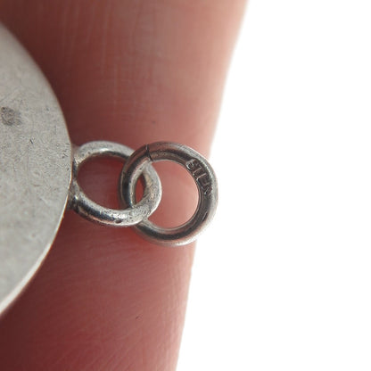 925 Sterling Silver Vintage Moravian Church Charm Pendant