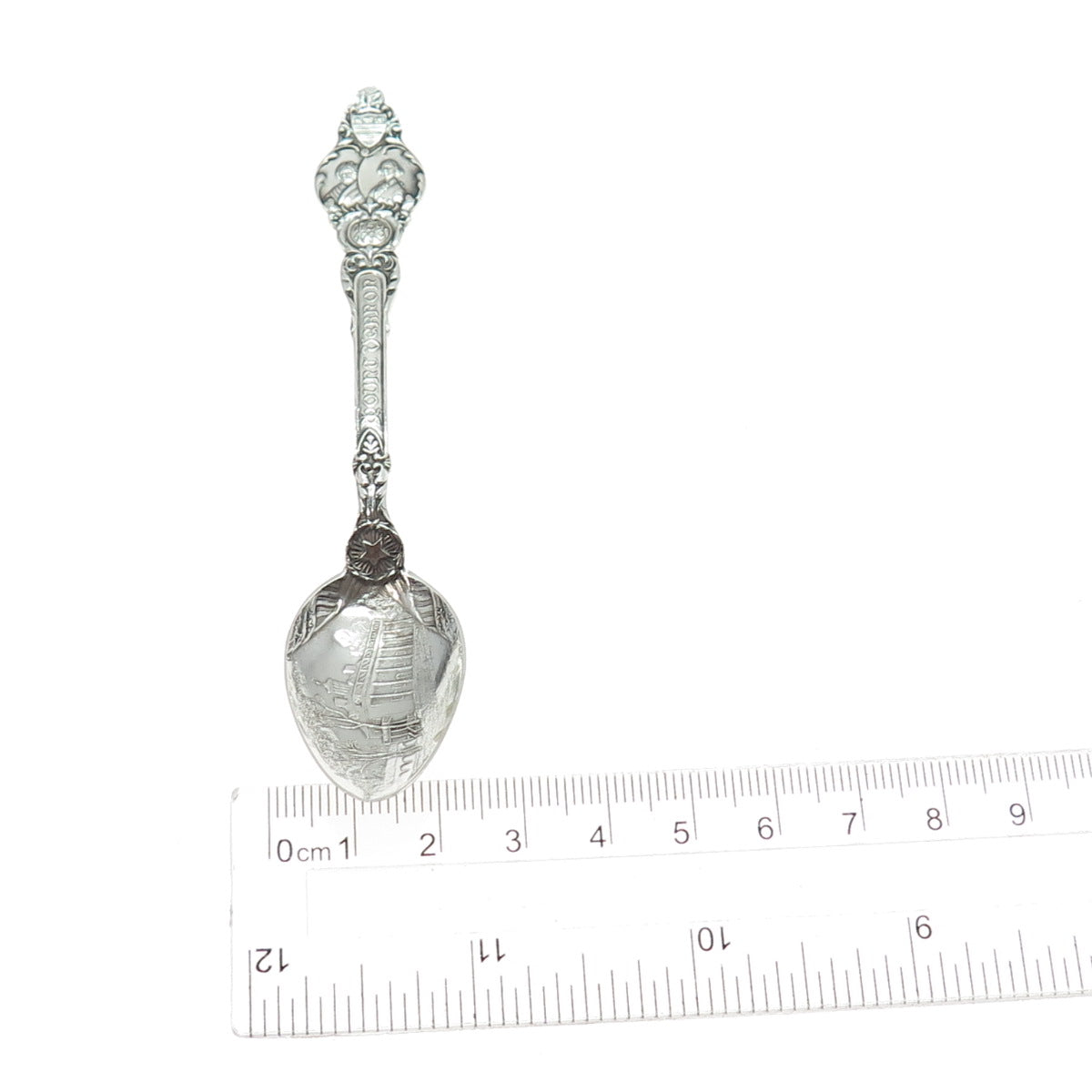 Moore & Leding 925 Sterling Silver Antique Art Deco Mount Vernon Coffee Spoon