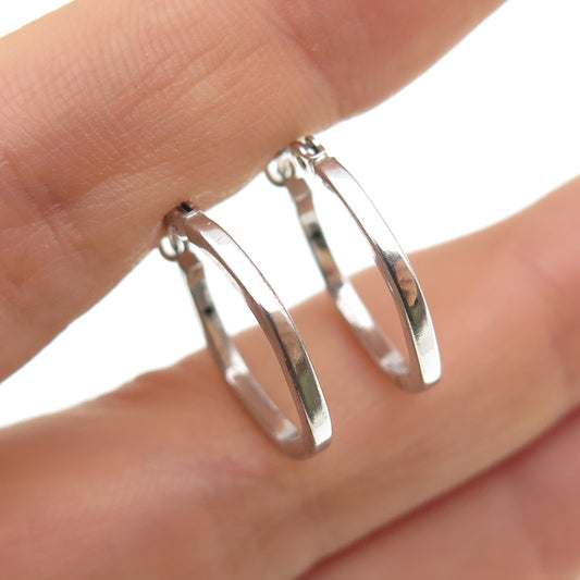 925 Sterling Silver Hoop Earrings