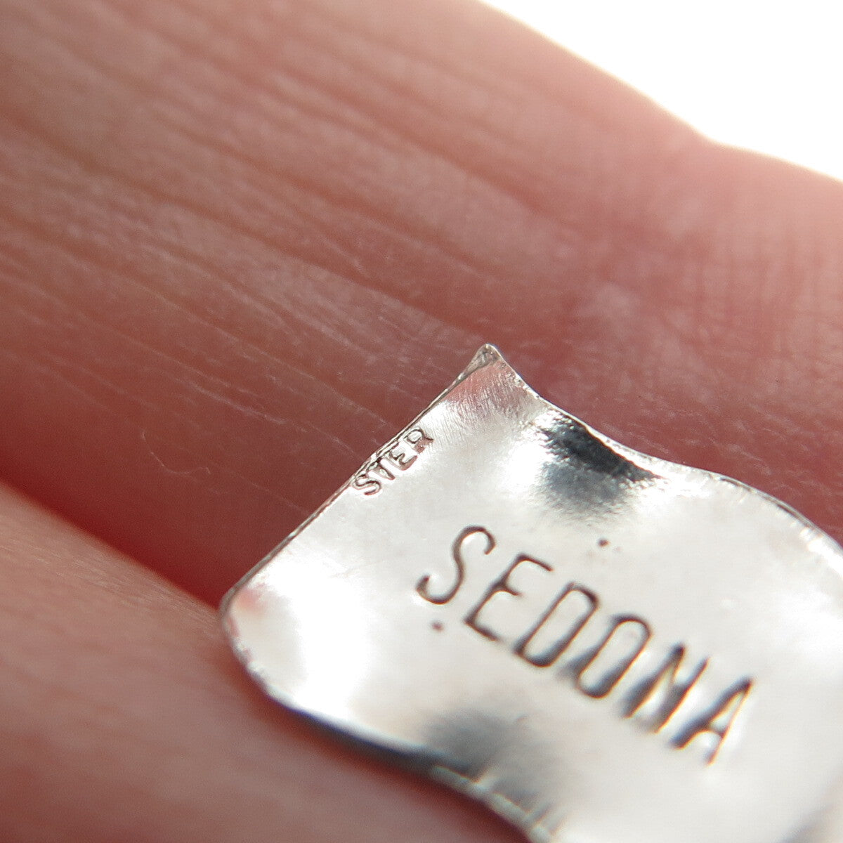925 Sterling Silver Vintage Sedona Arizona Oxidized Charm Pendant