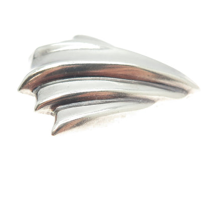 925 Sterling Silver Vintage Modernist Arrow Pin Brooch / Pendant