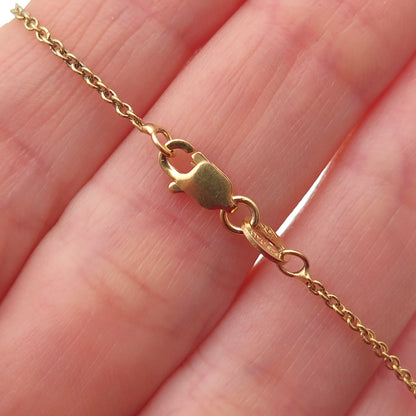 925 Sterling Silver Gold Plated Vintage Italy Real Pearl Turquoise Necklace 26"