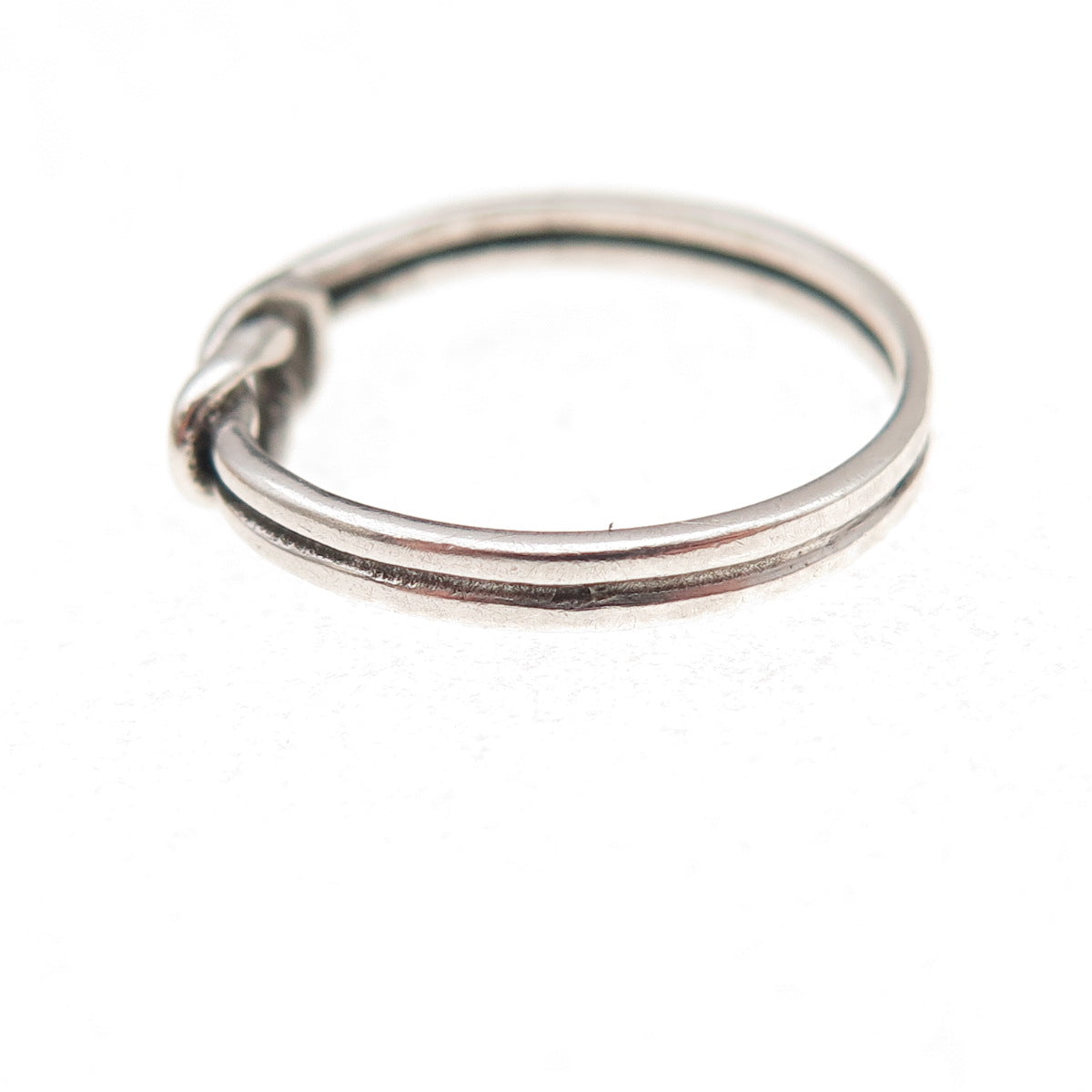 James Avery 925 Sterling Silver Vintage Love Knot Oxidized Ring Size 6