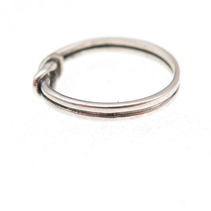 James Avery 925 Sterling Silver Vintage Love Knot Oxidized Ring Size 6