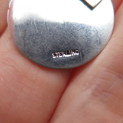 925 Sterling Silver Vintage Sweet 16 Tag Charm Pendant