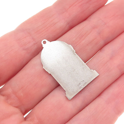 SK & F 925 Sterling Silver Vintage Achievement Religious Charm Pendant