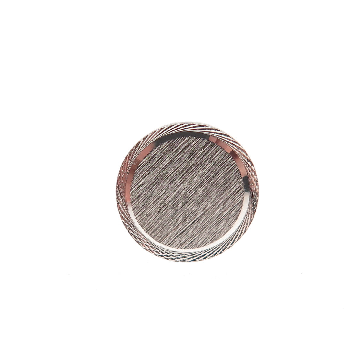 925 Sterling Silver Vintage Brushed Tie Tack / Lapel Pin