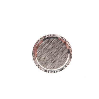 925 Sterling Silver Vintage Brushed Tie Tack / Lapel Pin