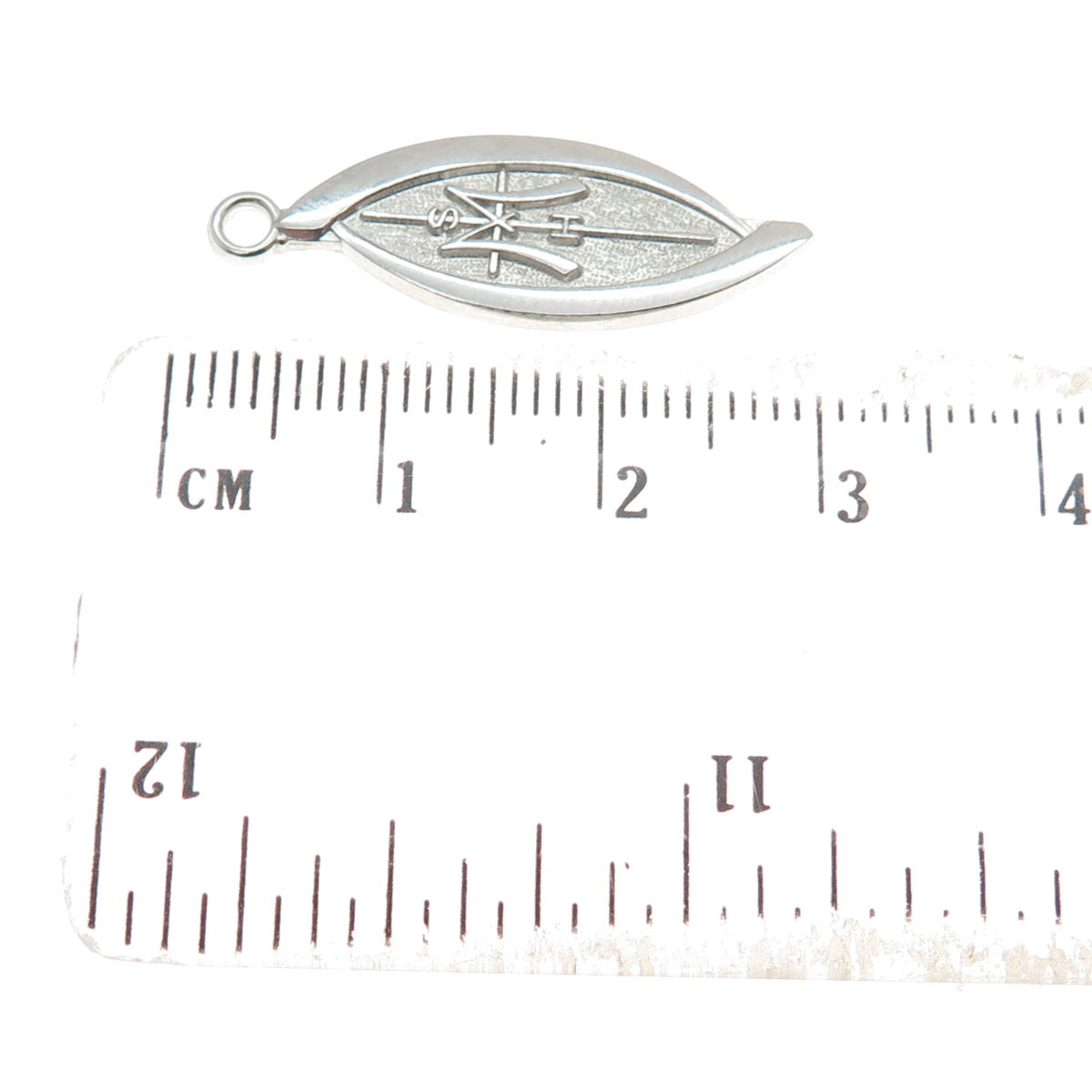 JOSTENS 925 Sterling Silver Vintage Cross Religious Pendant