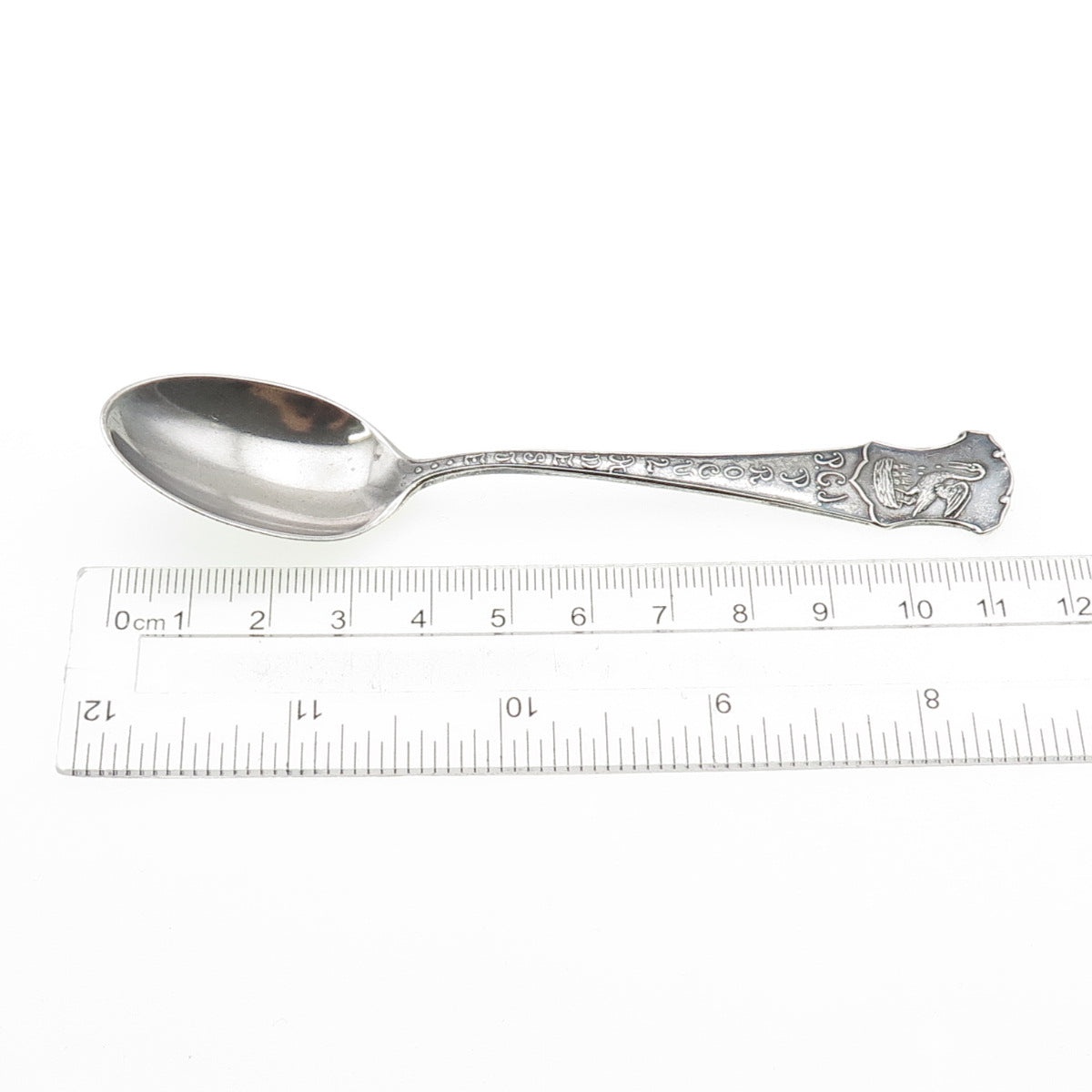 G.W. Shiebler & Co. 925 Sterling Antique Art Deco States Cities Coffee Spoon