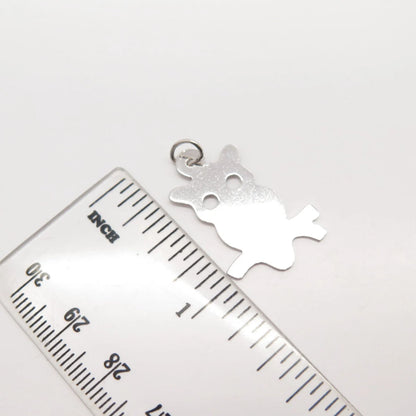 925 Sterling Silver Vintage Bird Charm Pendant