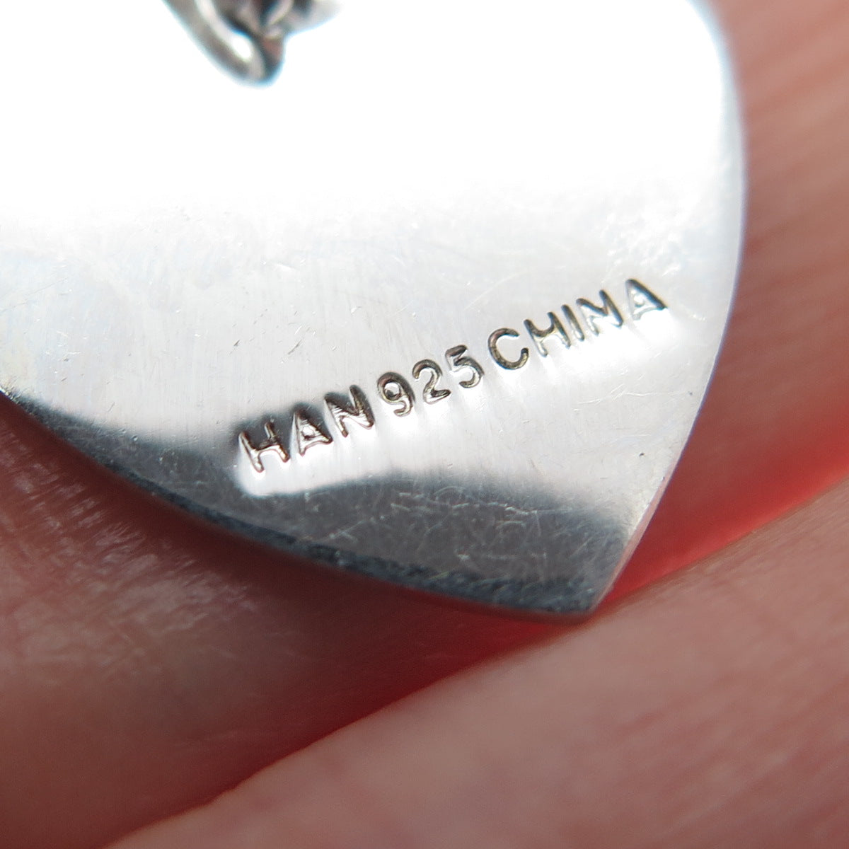 HAN Sterling Silver Real Round-Cut Diamond Home Is Where The Heart Is Pendant
