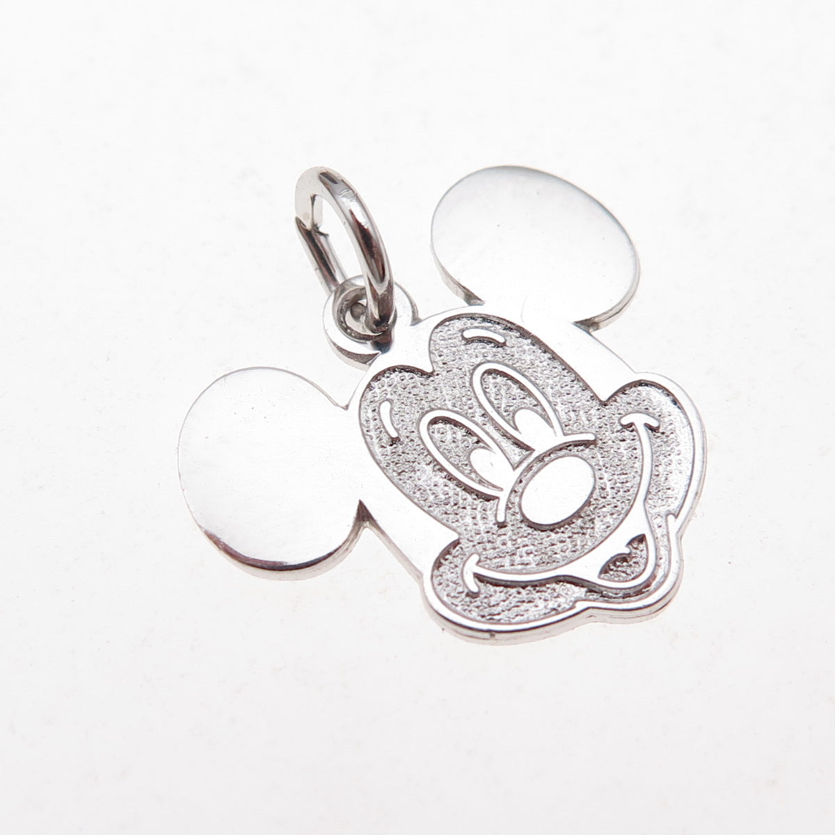 Disney 925 Sterling Silver Vintage Mickey Mouse Charm Pendant