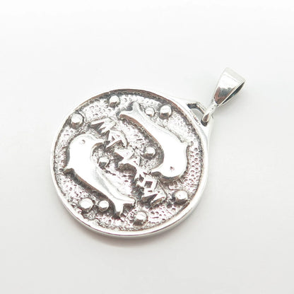 925 Sterling Silver Vintage Acropolis 1983-1993 Medal Pendant