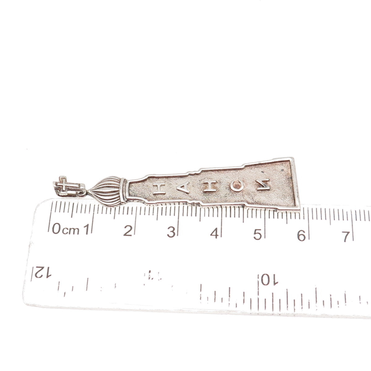 925 Sterling Silver Vintage Cross Orthodox Nancy Religious Charm Pendant