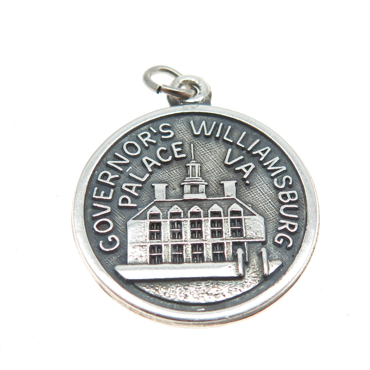 COLEMAN CO. 925 Sterling Silver Vintage Governor's Place Williamsburg VA Pendant