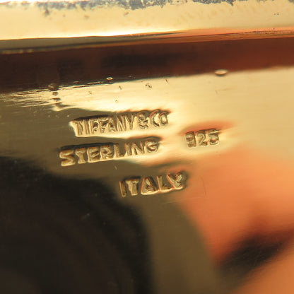 TIFFANY & CO. 925 Sterling Silver Gold Filled Vintage Italy Card Case Holder