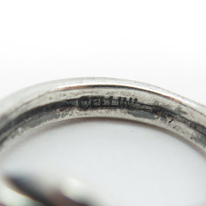 CELLINI 925 Sterling Silver Vintage Mariner Love Knot Ring Size 6.75