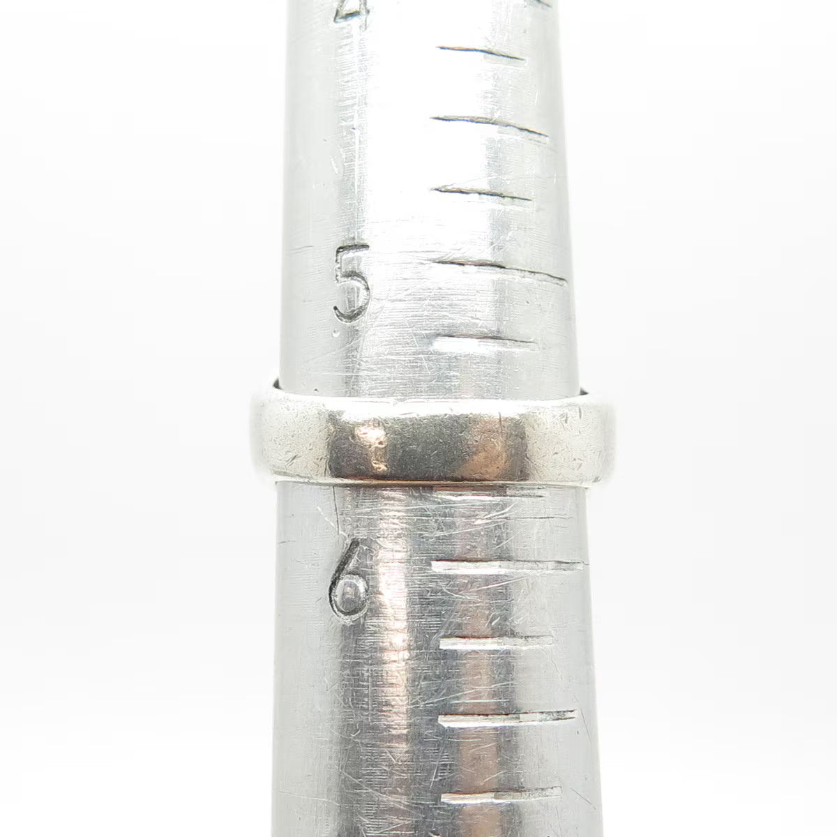 925 Sterling Silver Vintage Italy Bypass Modernist Ring Size 5.75