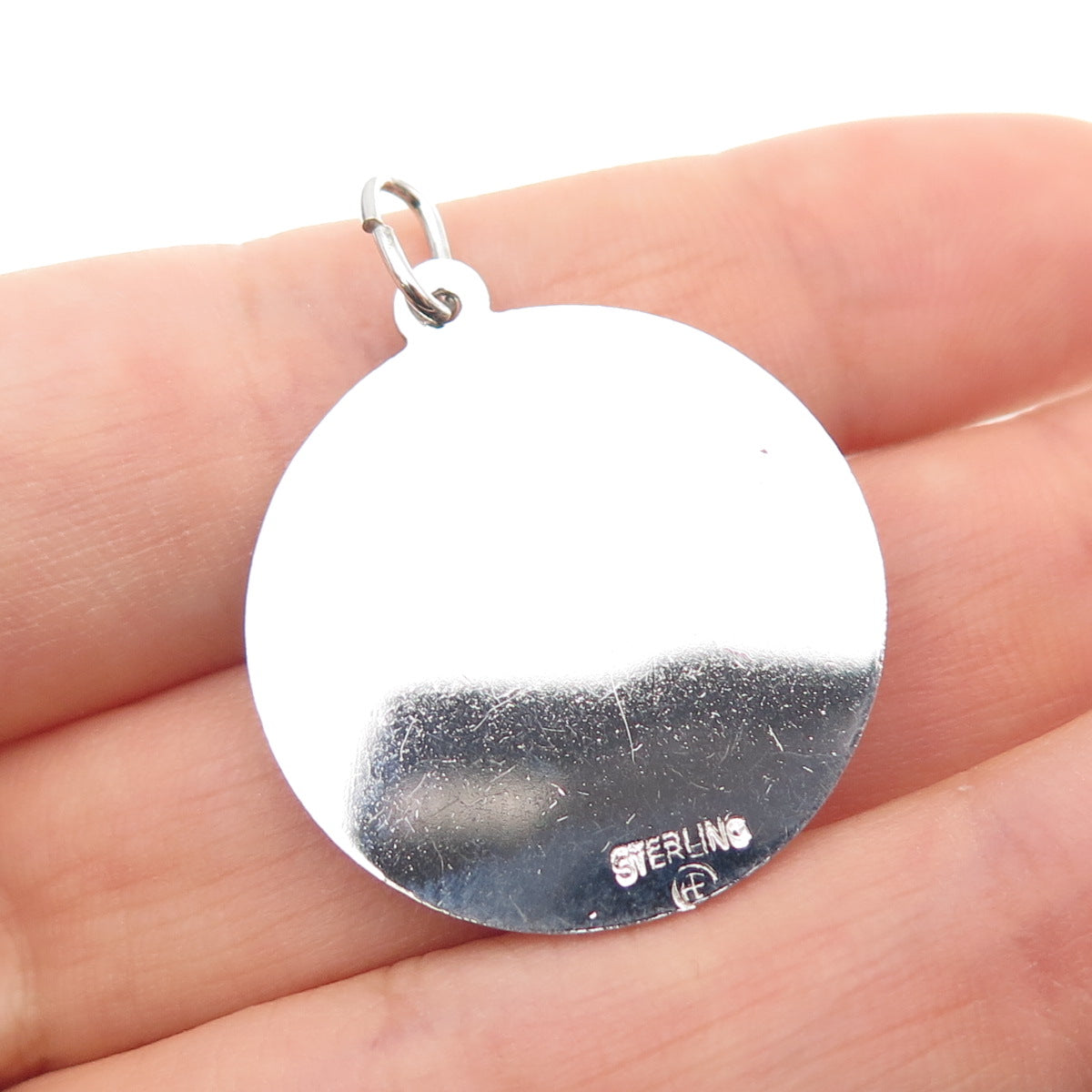 ART'S ELEGANCE 925 Sterling Silver Vintage Rhinestone To My Bridesmaid Pendant