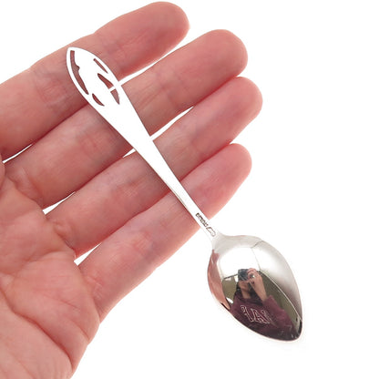 Charles M. Robbins Sterling Silver Antique Art Deco Nevada State Coffee Spoon