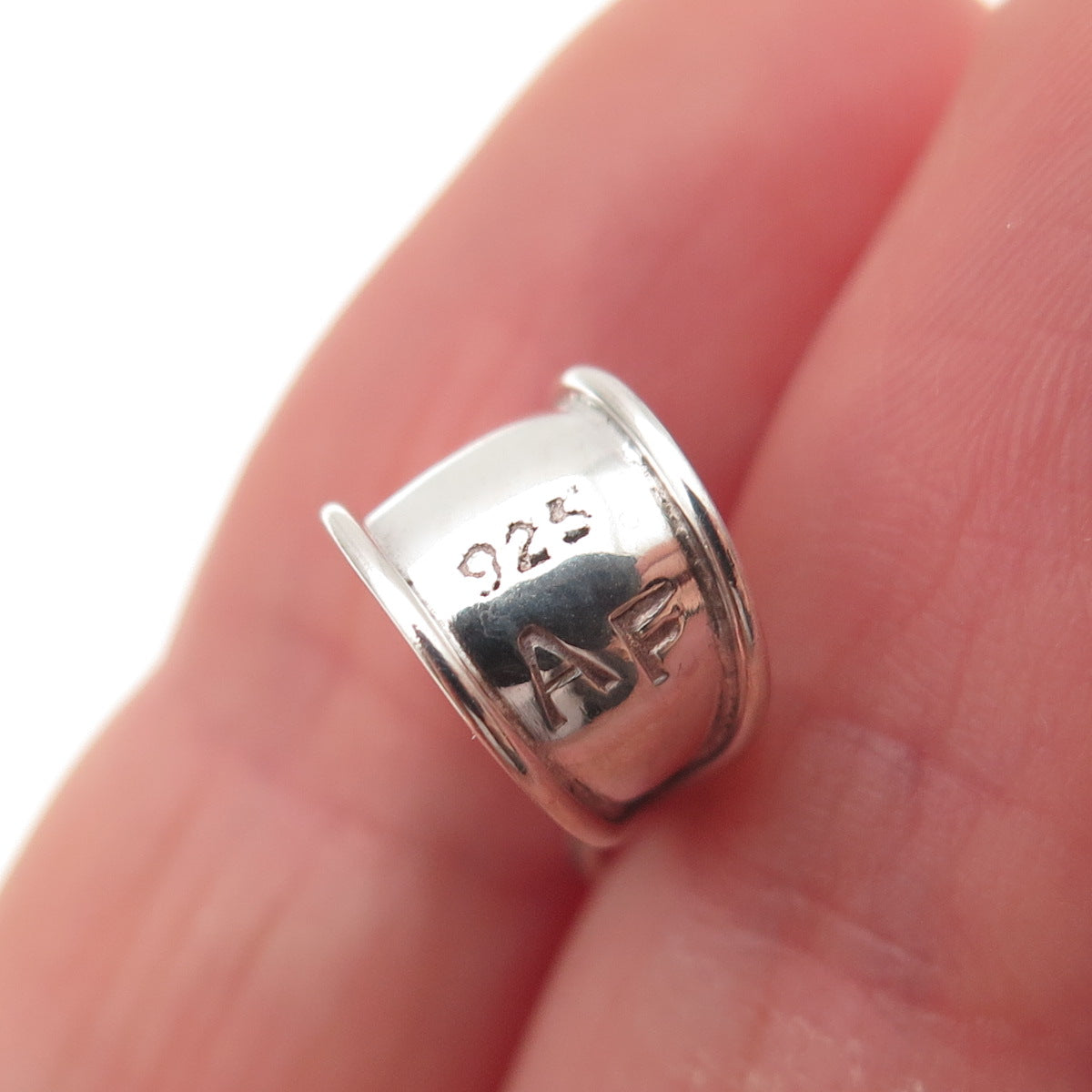 AF DESIGN 925 Sterling Silver Vintage Real Labradorite & Citrine Pendant