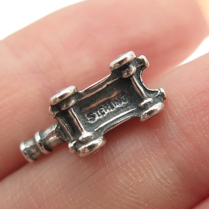 PACIFIC JEWELRY 925 Sterling Silver Vintage "Virginia Beach" Artillery Pendant
