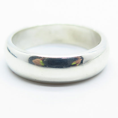 925 Sterling Silver Classic Band Ring Size 10.75