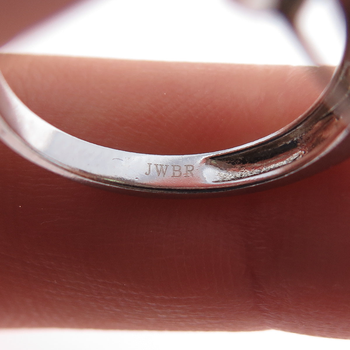 JANE SEYMOUR 925 Sterling Silver Real Peridot & White Topaz Ring Size 6.75