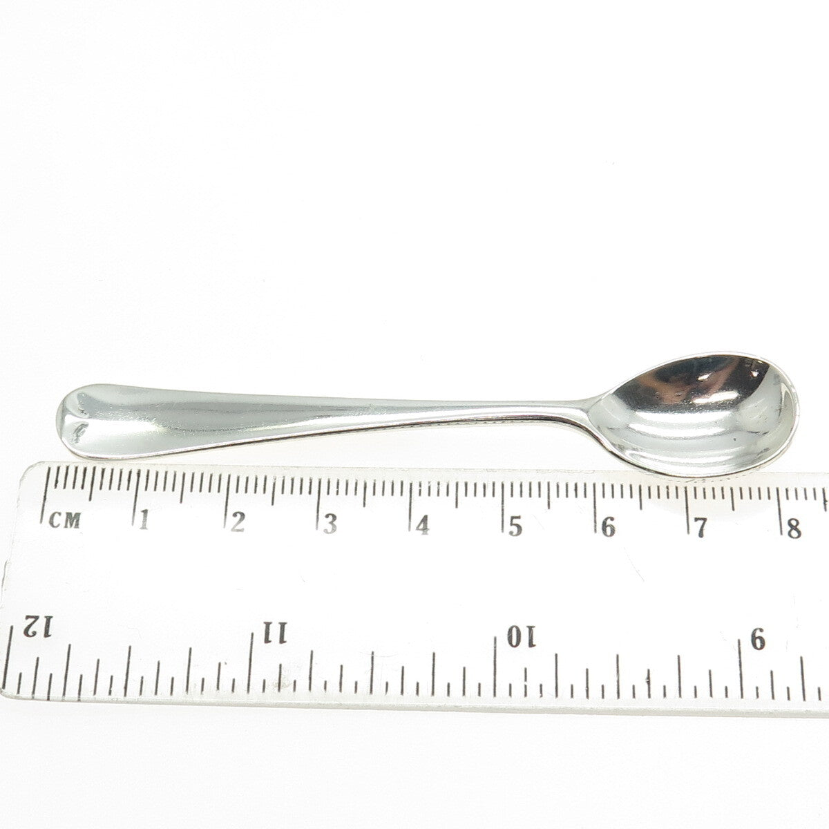 PETER GUILLE 925 Sterling Silver Vintage London 1952 Salt & Spices Spoon