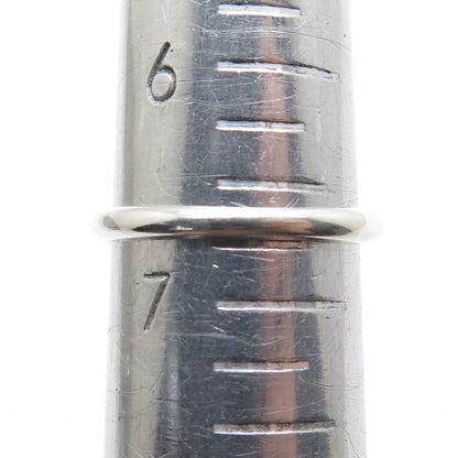 925 Sterling Silver Round-Cut C Z Cluster Ring Size 6.75
