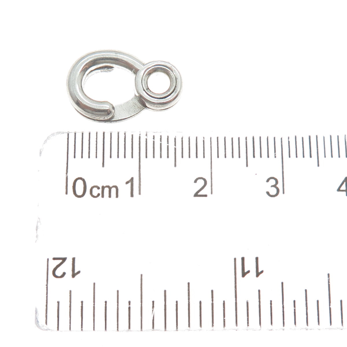 925 Sterling Silver Antique Art Deco Bracelet / Necklace Slide Lock Clasp