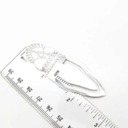 925 Sterling Silver Vintage Tribal Bookmark