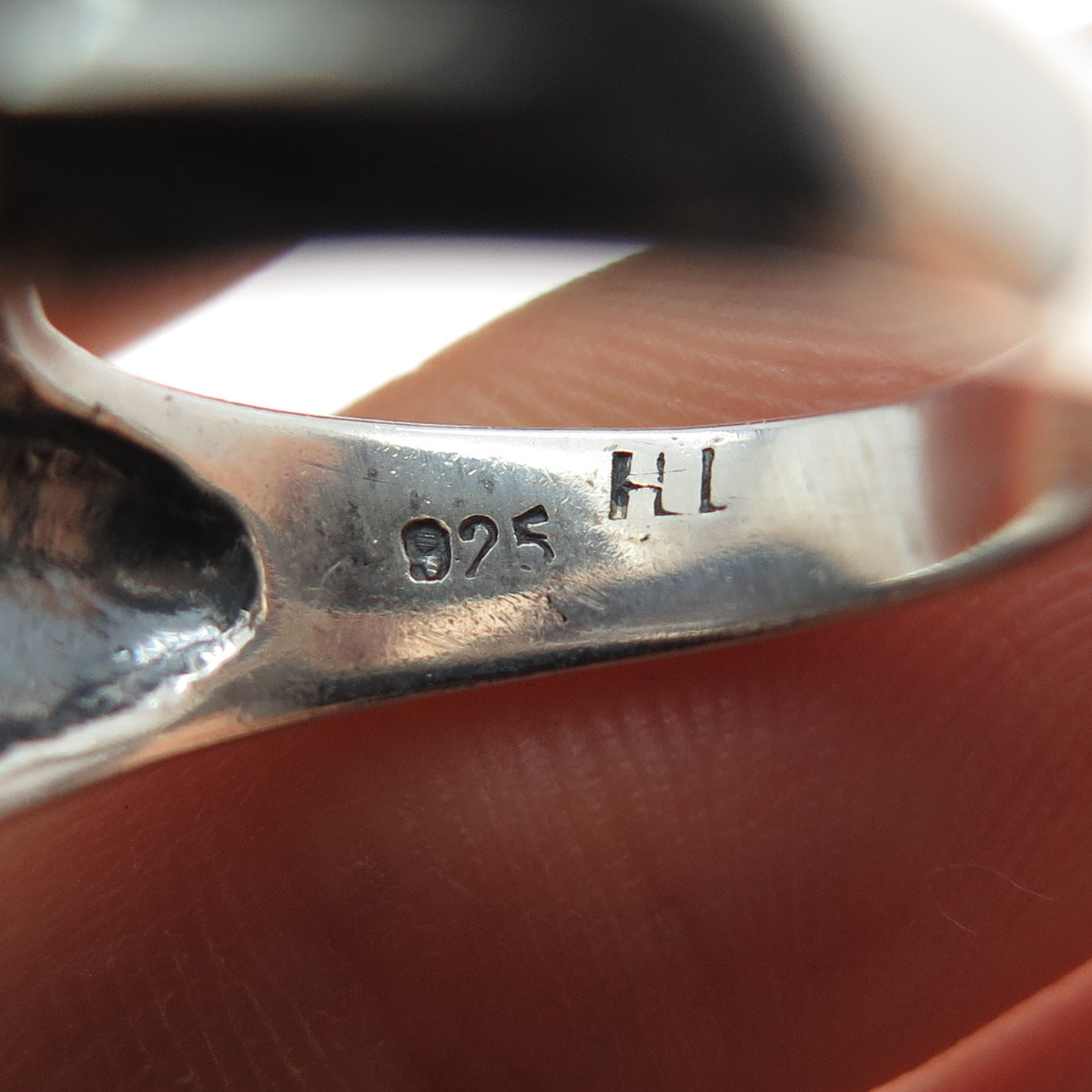 925 Sterling Silver Vintage Modernist Bypass Ring Size 6