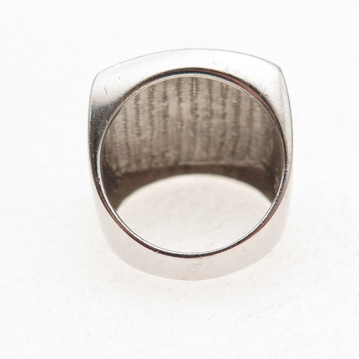 925 Sterling Silver Modernist Dotted Ring Size 7.25
