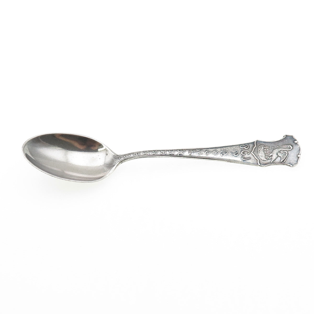 G.W. Shiebler & Co. 925 Sterling Antique Art Deco States Cities Coffee Spoon