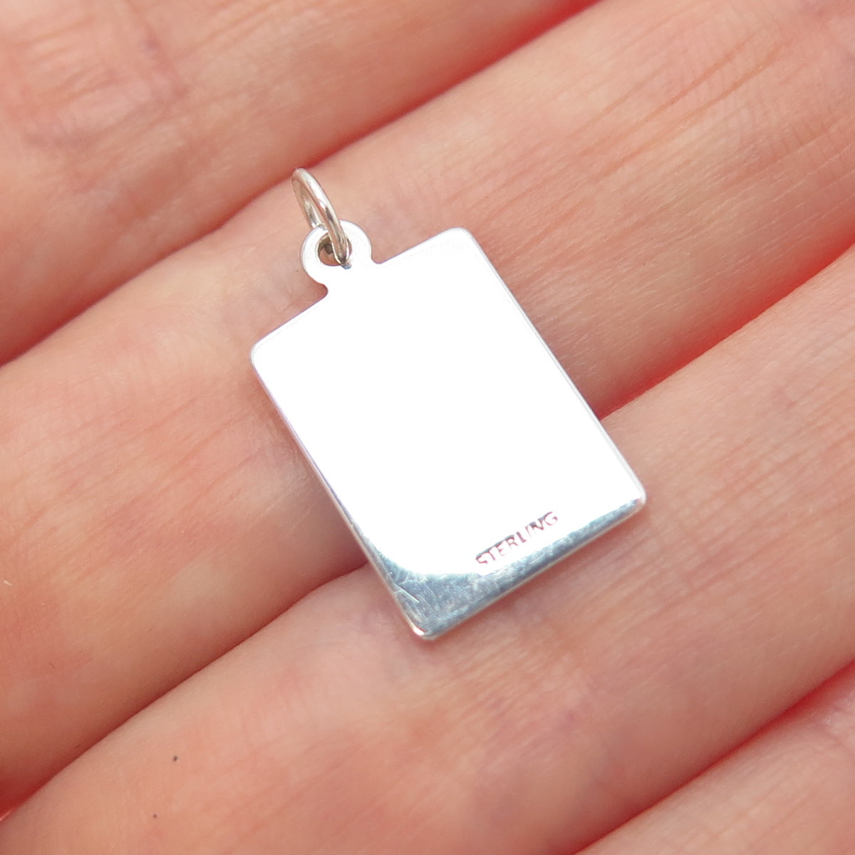 925 Sterling Enamel Freedom Gives You The Right To Be Free Minimalist Pendant