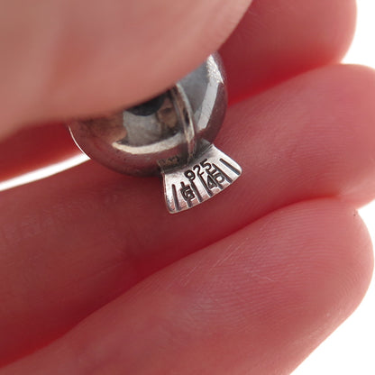 Georg Jensen 925 Sterling Silver Vintage Denmark Fish Oxidized 3D Charm Pendant